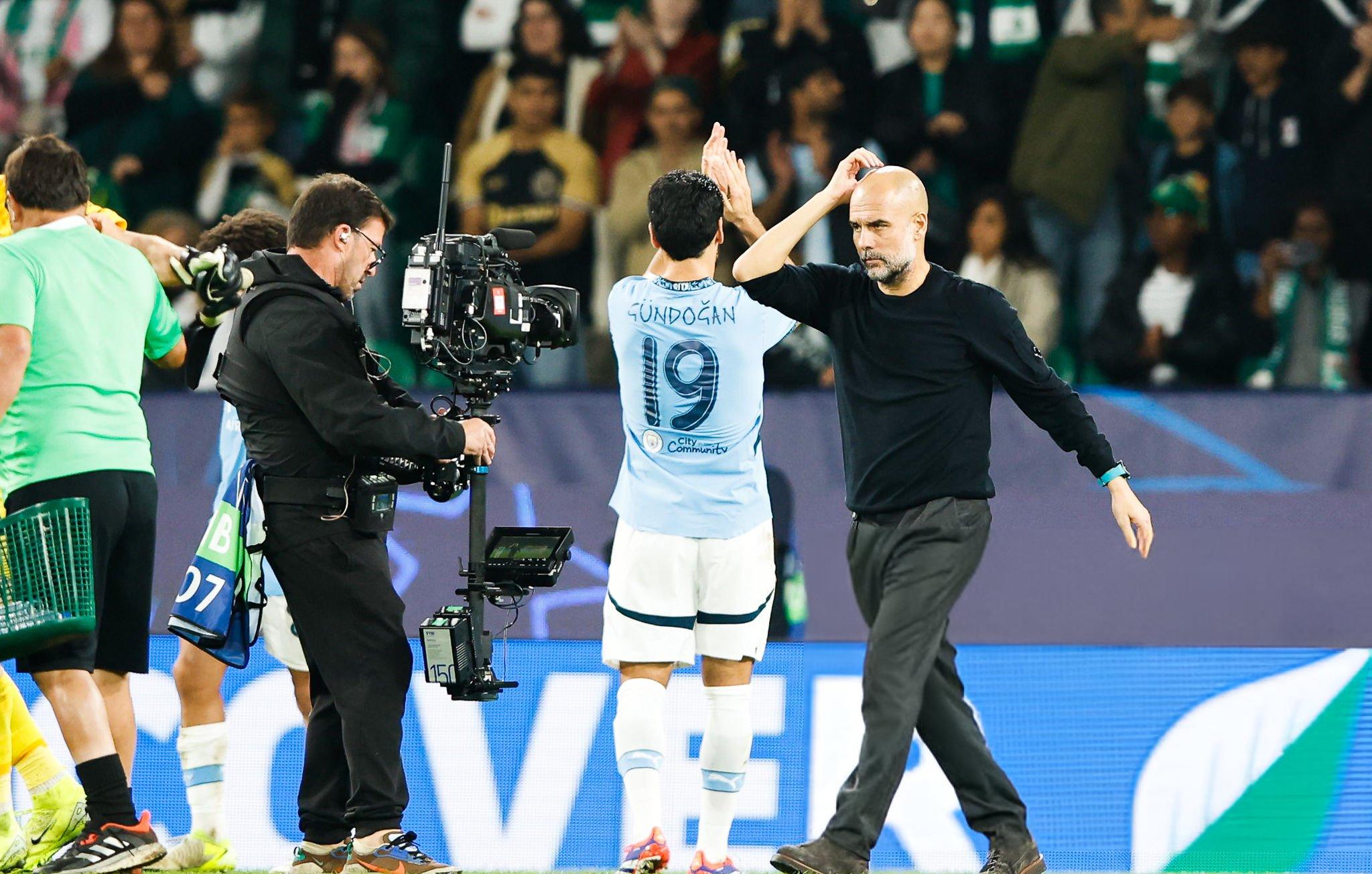 Pep Guardiola has depressed reaction as Sporting crush 4-1 Man City in Champions League